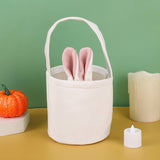 Easter Bunny Ears Basket with Handle