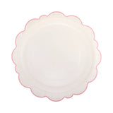 Pembroke Pink Edge Scallop Plates