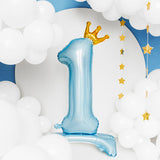 Standing Foil Balloon 1- Light Blue