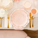 Pembroke Pink Floral Plates