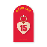 Kansas City Heart #15 Mahomes Keychain