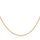 17" Choker Classic Gold 2MM Bead