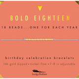 Gold Milestone Bracelet- 18