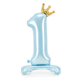 Standing Foil Balloon 1- Light Blue