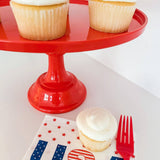 Red Melamine  Cake Stand | Cupcake Stand |  Dessert Display