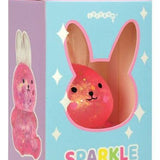 Pink Sparkle Bunny Squeeze Toy