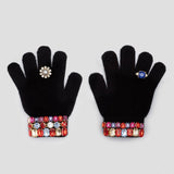 Ice Skating Jeweled Gloves