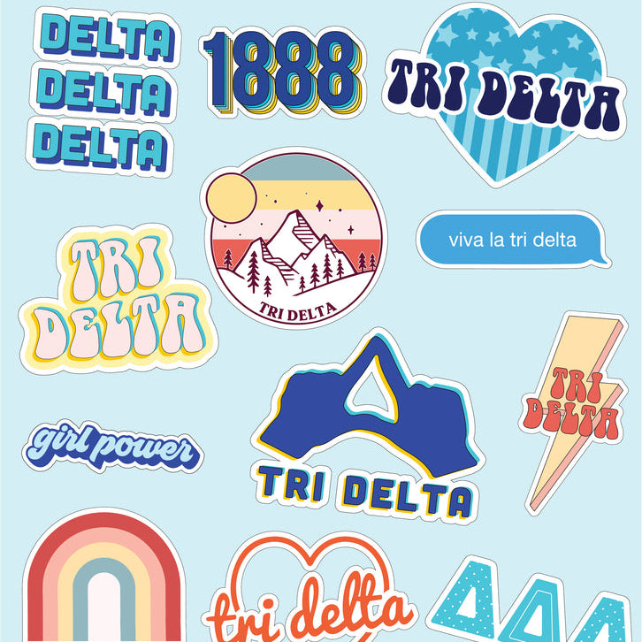 Sorority Girl Power Sticker Sheets