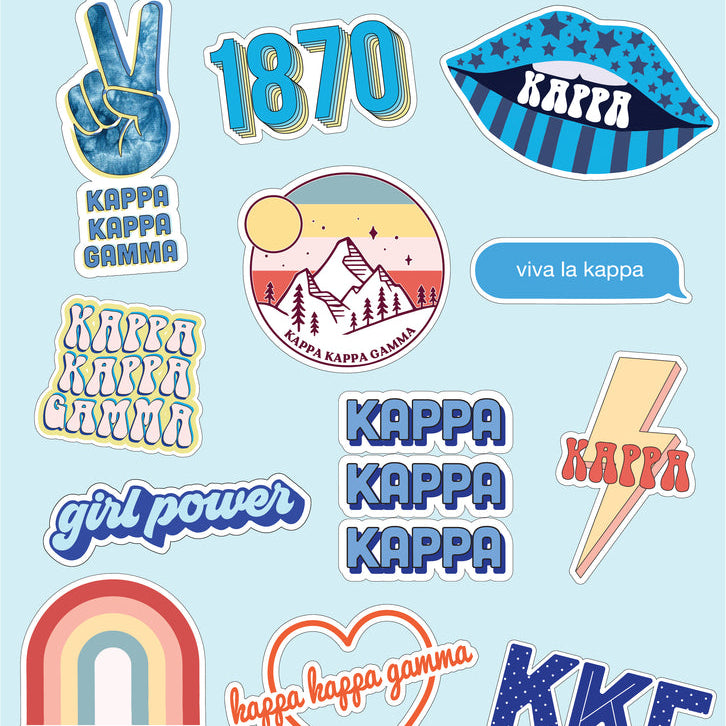 Sorority Girl Power Sticker Sheets