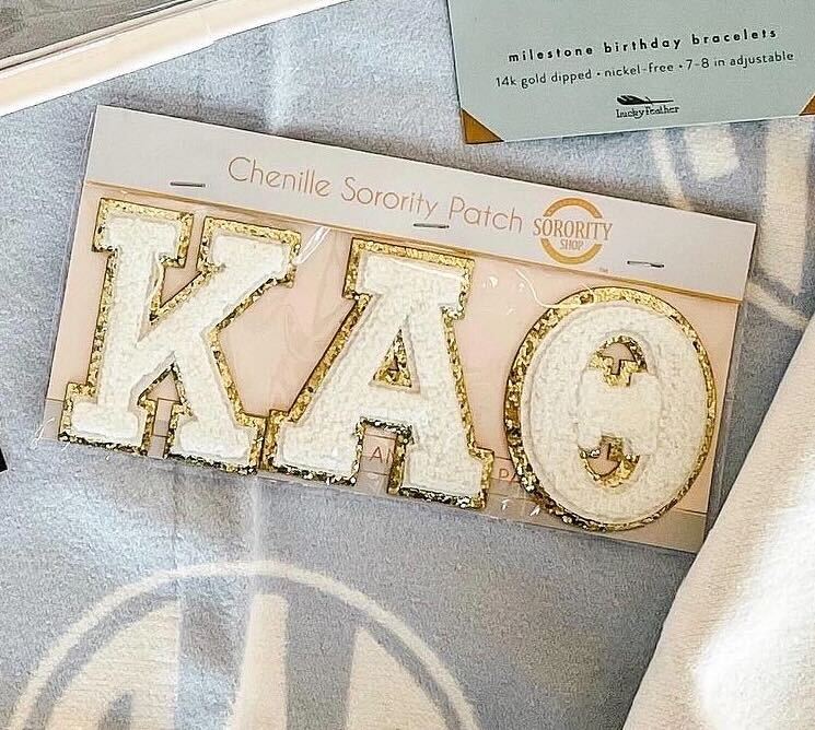 Sorority Girl Chenille Stickers