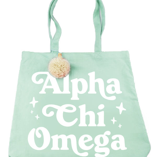 Sorority Pom Pom Totes