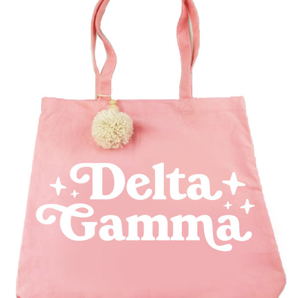 Sorority Pom Pom Totes