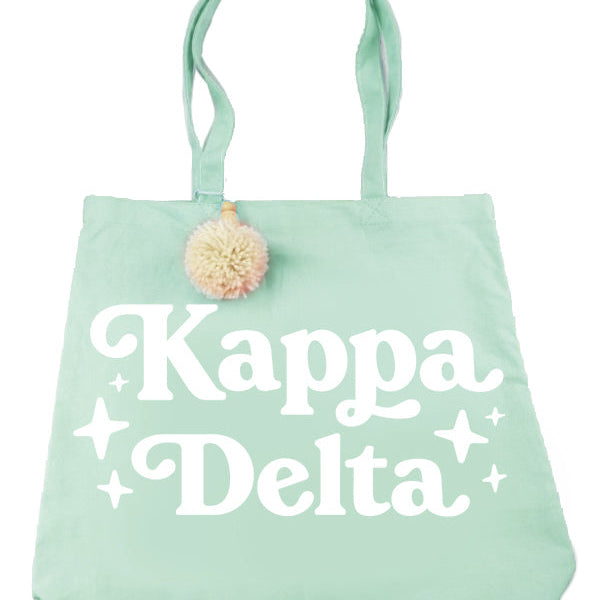 Sorority Pom Pom Totes