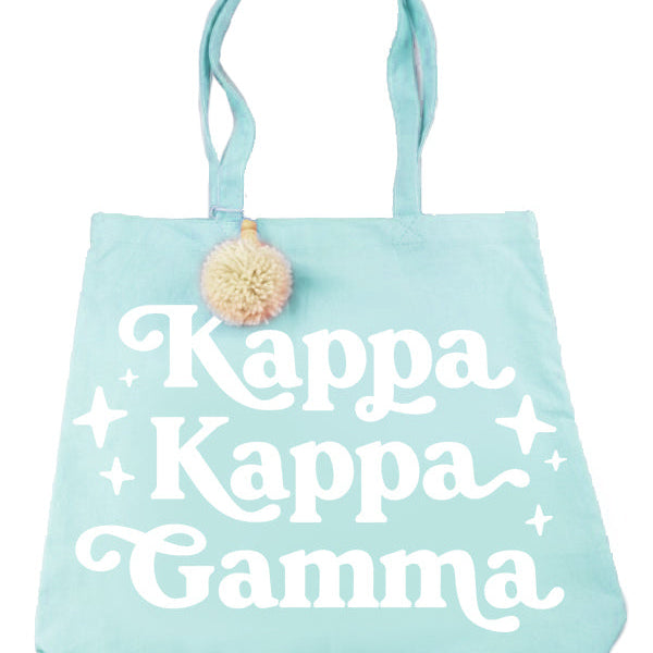 Sorority Pom Pom Totes