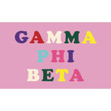 Sorority Color Letter Flag