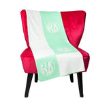 Sorority Woven Monogram Circle Blankets