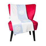 Sorority Woven Monogram Circle Blankets