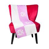 Sorority Woven Monogram Circle Blankets