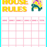 DESERT BLOOM SCORE CARD - HOUSE RULES