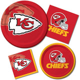 Kansas City Chiefs Paper Dessert Plates