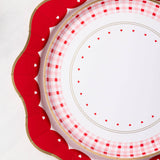 ELEGANT VALENTINE DINNER PLATES