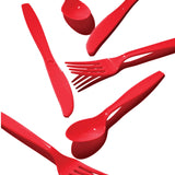 Classic Red Assorted Cutlery