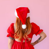 Luxe Christmas Santa Hat | Red