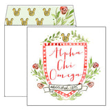 Sorority Square Greeting Card with Liner