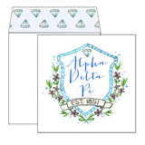 Sorority Square Greeting Card with Liner