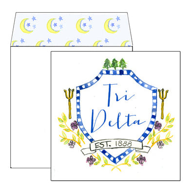 Sorority Square Greeting Card with Liner