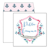 Sorority Square Greeting Card with Liner