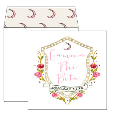 Sorority Square Greeting Card with Liner