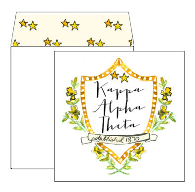 Sorority Square Greeting Card with Liner