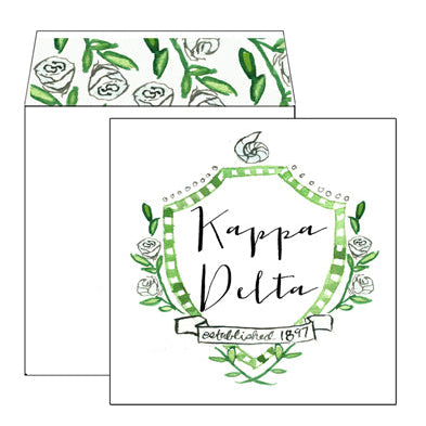 Sorority Square Greeting Card with Liner