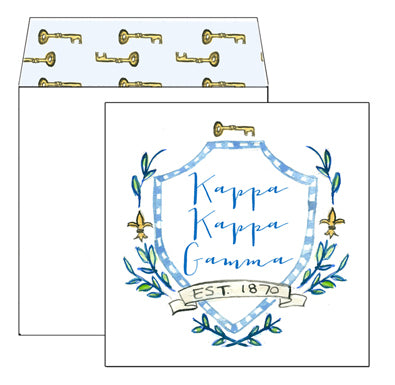 Sorority Square Greeting Card with Liner