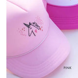 Kids Valentine's Baseball Cap- Pink Unicorn