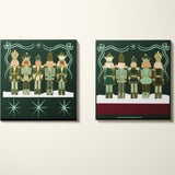 Green Nutcracker Printed 10 Stem Matchbooks