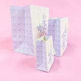 Watercolor Blue Floral Bows Gift Bag