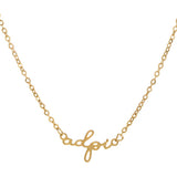 Sorority Script Necklace