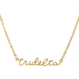 Sorority Script Necklace