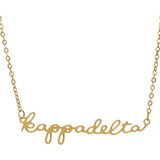 Sorority Script Necklace