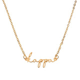 Sorority Script Necklace