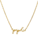 Sorority Script Necklace