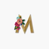 Monogram Embroidered Sticker Patch Letters