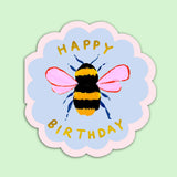 Birthday Bee Shaped Card