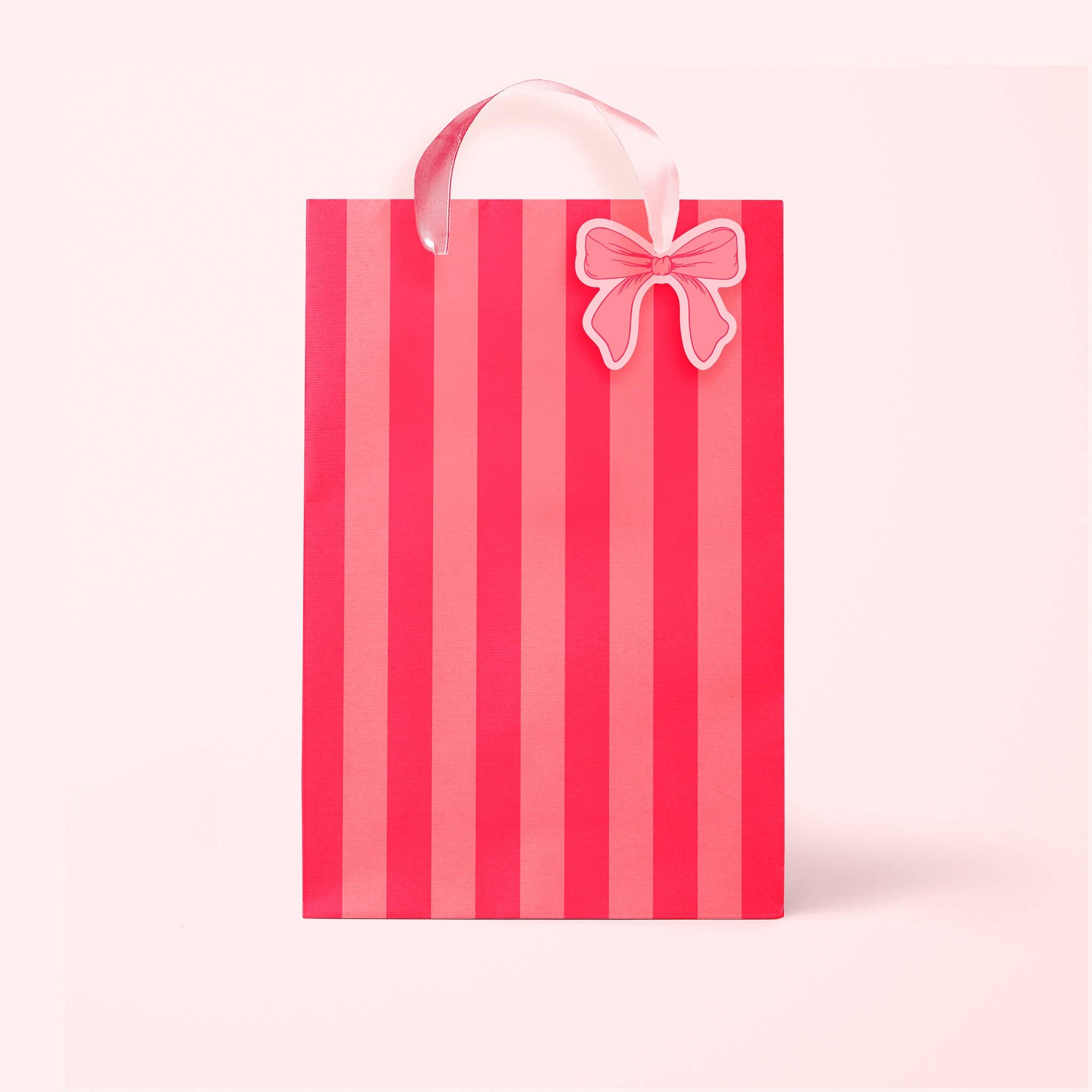 Bow and Stripes Gift Bag