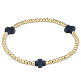 Signature Cross Extend Gold Pattern 3mm Bracelet