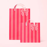 Bow and Stripes Gift Bag