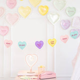 Conversation Hearts Felt Banner