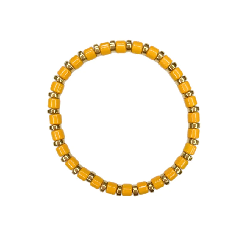 Gold & Enamel Bracelet